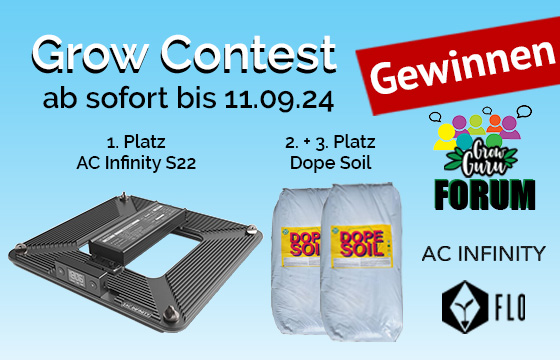 AC Infinity S22 und Florganics Dope Soil Grow Contest