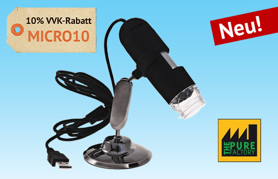 10% VVK Rabatt auf USB Mikroskop