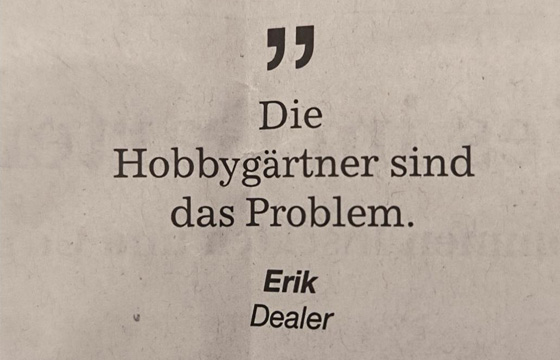 Gärtner sind das Problem...