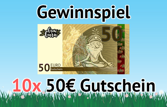 Verlosung von 5x 50€ unter positiven Bewertungen