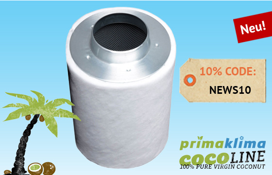 Für die Umwelt: Prima Klima Coco Line Aktivkohlefilter mit Kokos-Kohle