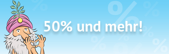 Dicke Rabatte: Hier gibt's 50% und mehr!